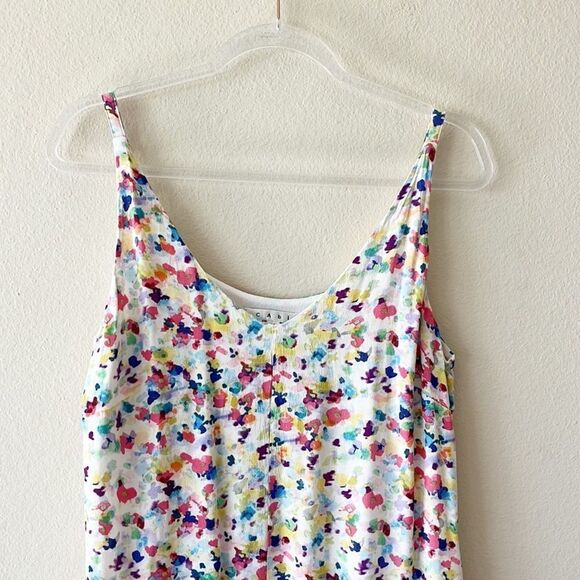 Cabi 321 Meadow Ditsy Watercolor Floral Slip Dress - Picture 2 of 9